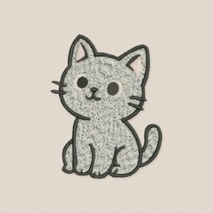 Matriz de Bordado Gato3 - mockup 1