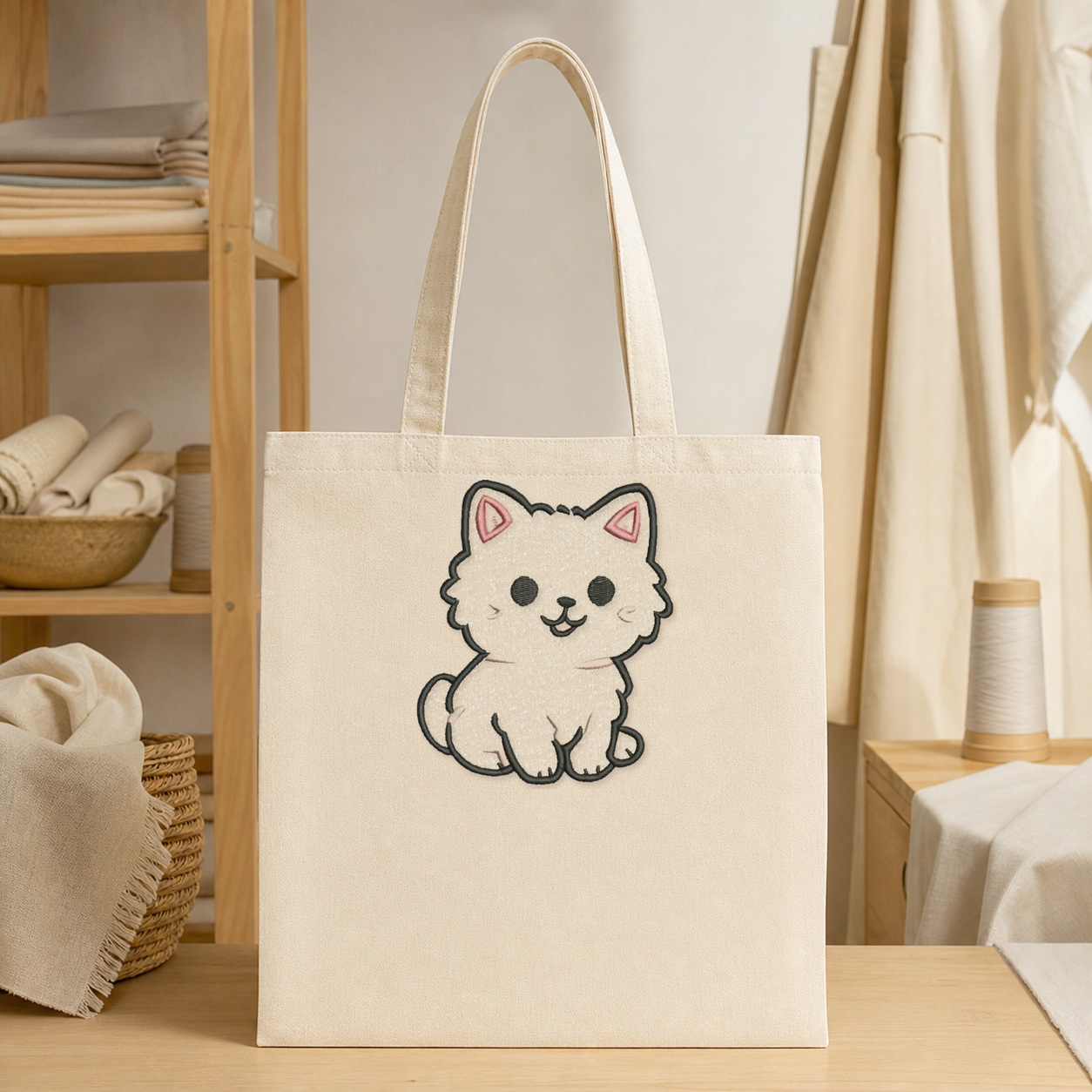 Matriz de Bordado Gato1 - mockup 3