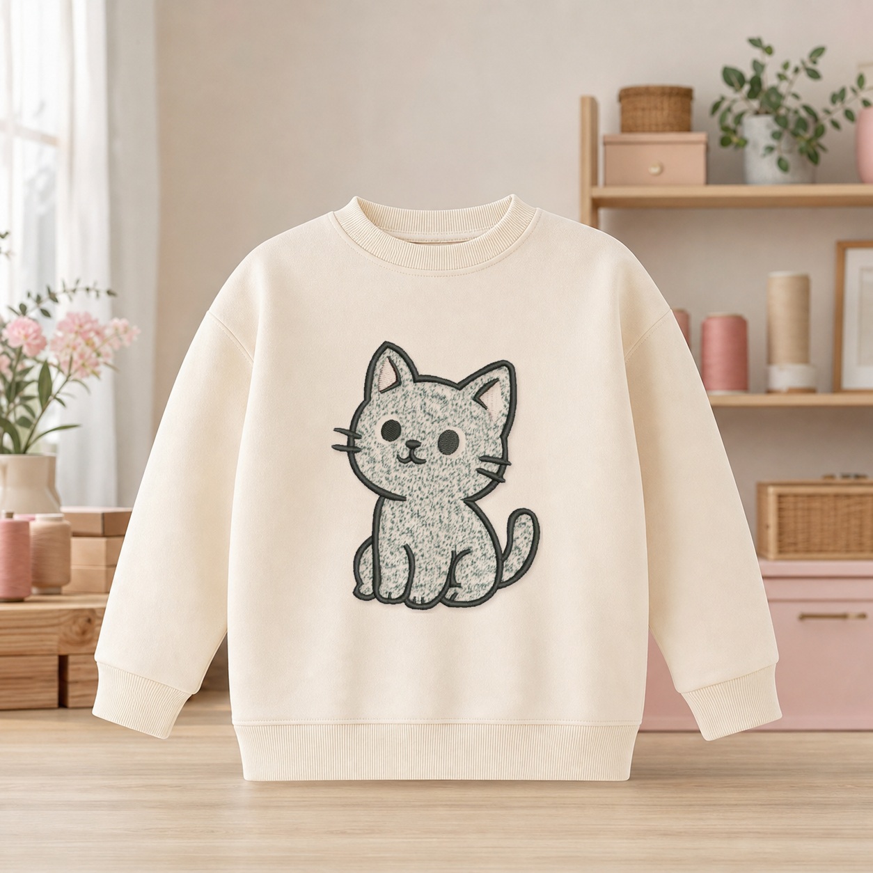 Matriz de Bordado Gato3 - mockup 4
