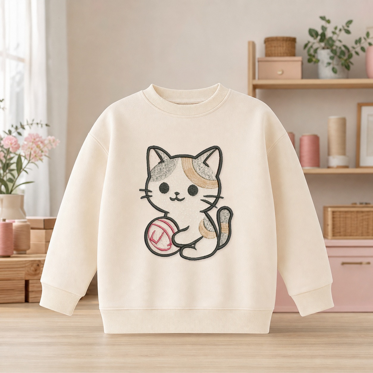 Matriz de Bordado Gato4 - mockup 4