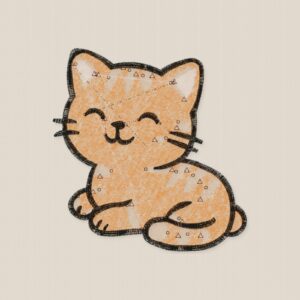 Matriz de Bordado Gato7 - mockup 1