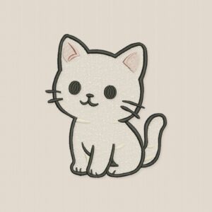 Matriz de Bordado Gato8 - mockup 1