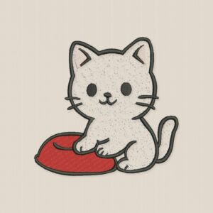 Matriz de Bordado Gato10 - mockup 1