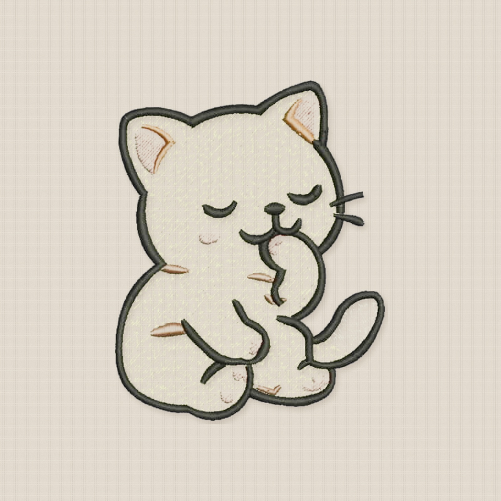 Matriz de Bordado Gato5 - mockup 1