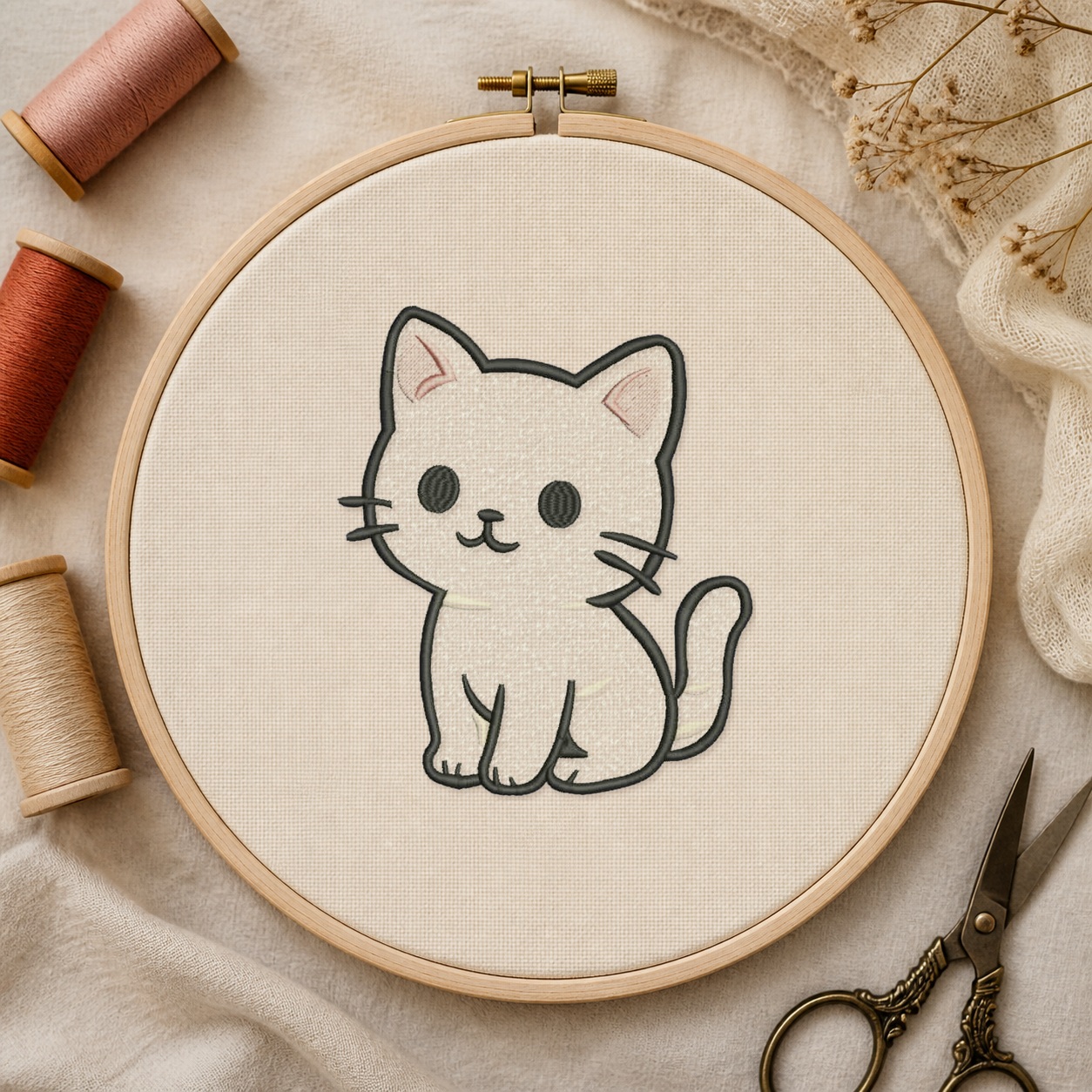 Matriz de Bordado Gato8 - mockup 2