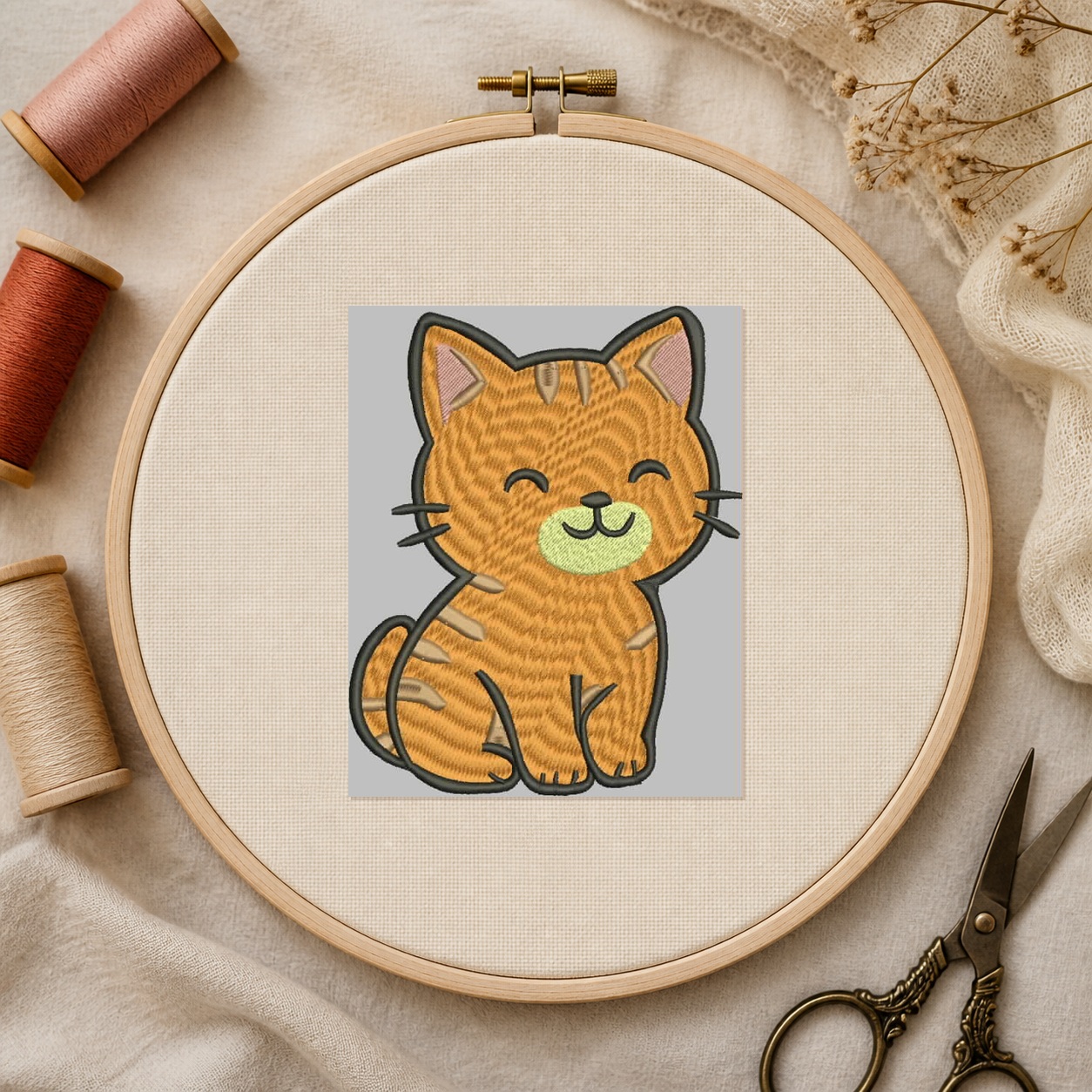 Matriz de Bordado Gato9 - mockup 2