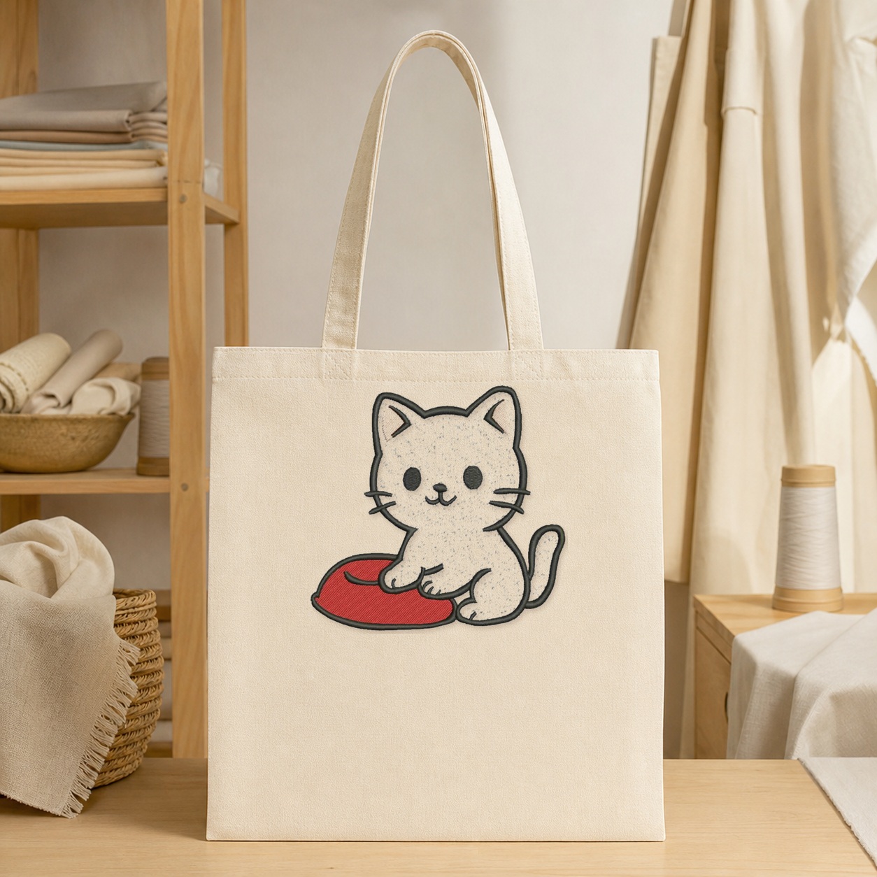 Matriz de Bordado Gato10 - mockup 3