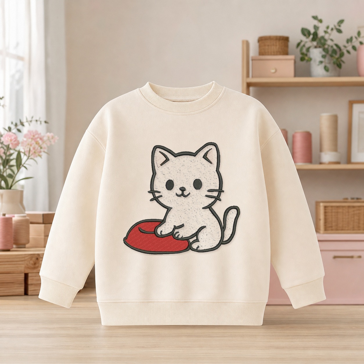 Matriz de Bordado Gato10 - mockup 4