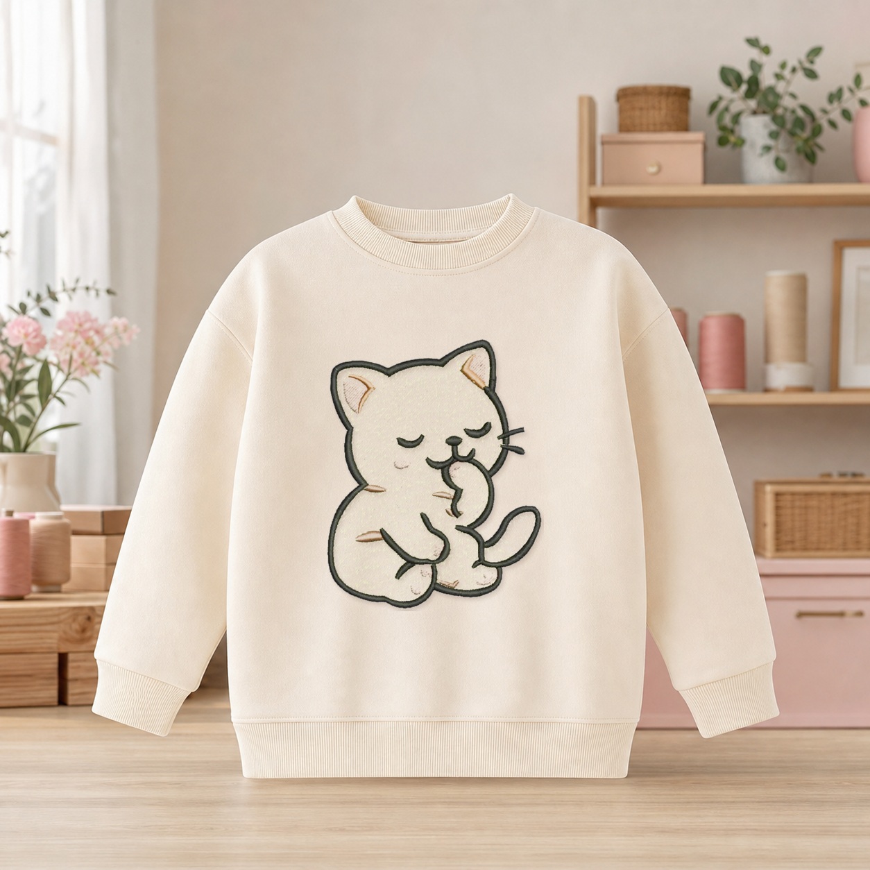 Matriz de Bordado Gato5 - mockup 4